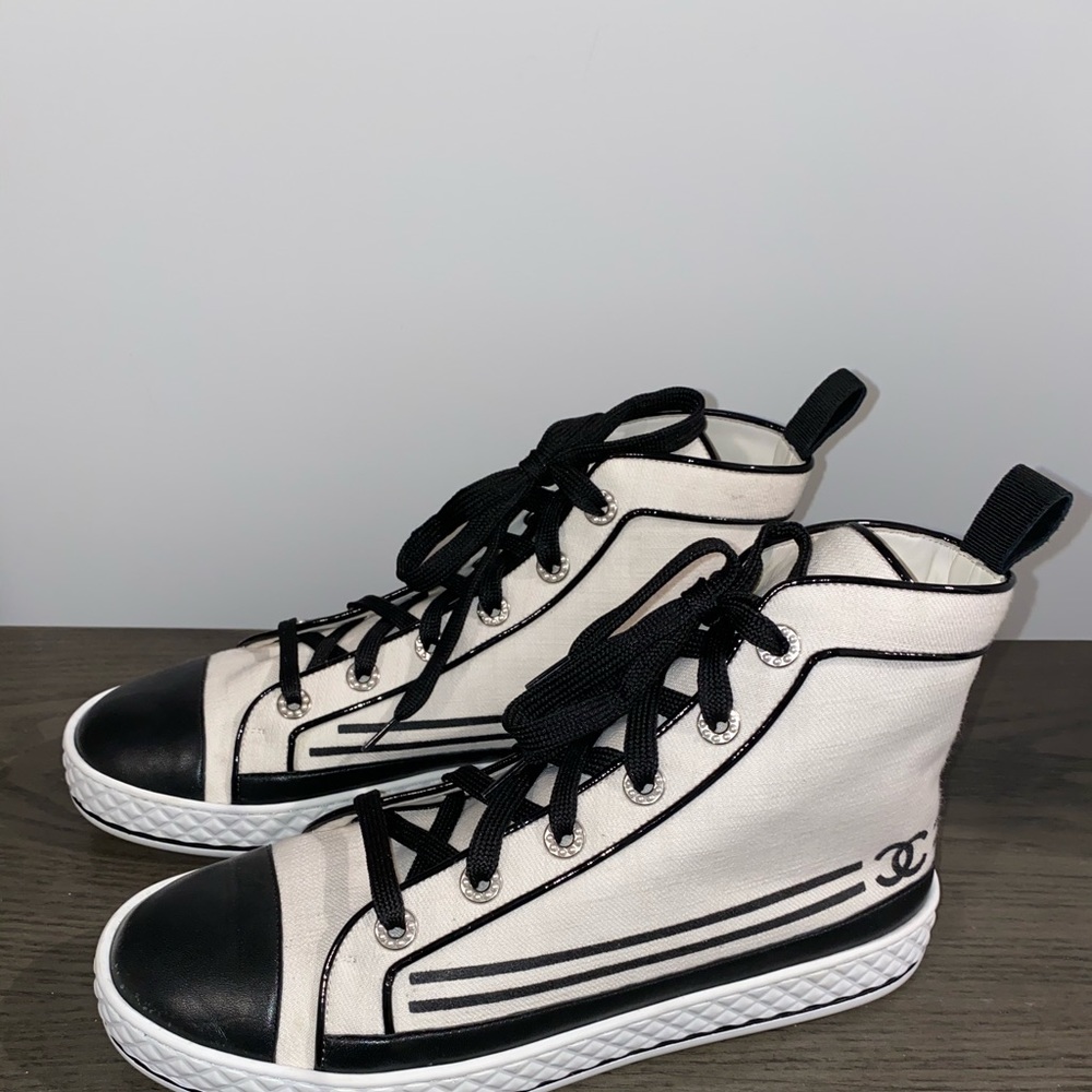 Chanel Hightop Sneakers